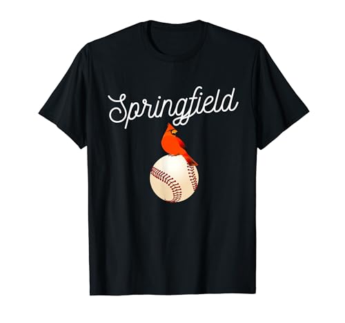 Springfield Red Cardinal Tshirt For Baseball Lovers T-Shirt