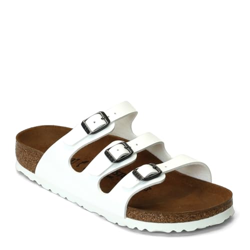 Birkenstock Women's Florida Soft Footbed Sandal, Habana Waxy Leather, 41 M EU/ 10-10.5 M US