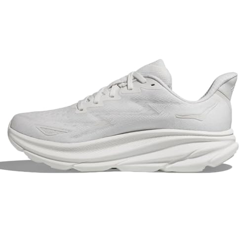 HOKA ONE ONE Women's Low-top Sneakers, 10 US (White/White, US Footwear Size System, Adult, Women, Numeric, Medium, 9)