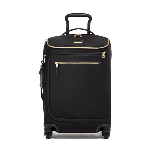 TUMI - Voyageur Leger International Carry-On - Luggage for Women & Men - Carry On with Wheels - Suitcases for Women & Men - Black/Gold