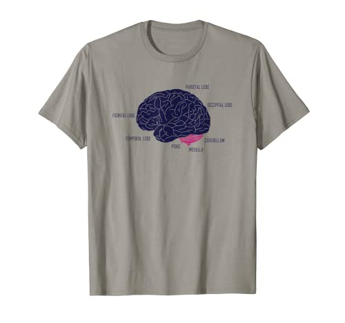 Brain Brain Anatomy Tee I Brain Jogging Neurology T-Shirt