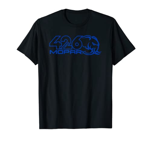 Mopar HEMI Engine Blue Hellephant Logo T-Shirt