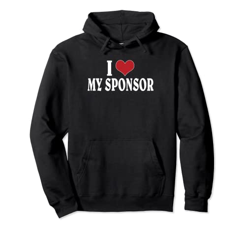 I Love My Sponsor Alcoholics Anonymous AA Daily Reflection Pullover Hoodie