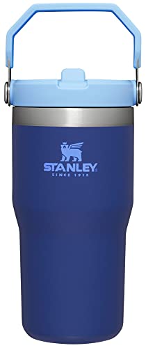 Stanley IceFlow Stainless Steel Tumbler - Vacuum Insulated Water Bottle for Home, Office or Car Reusable Cup with Straw Leak Resistant Flip Cold for 12 Hours or Iced for 2 Days, Lapis, 20OZ