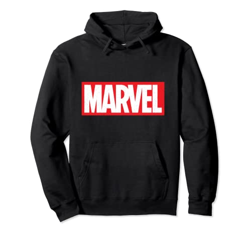 Marvel Classic Distressed Logo Pullover Hoodie