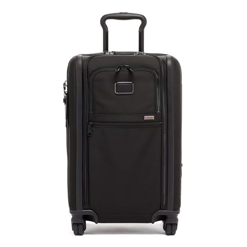 TUMI - Alpha International Expandable 4-Wheeled Carry-On - Weekend and Internation Travel Luggage - Black