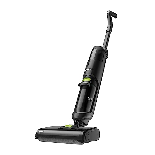 Eureka Cordless Wet Dry One Hard Floor Cleaner with Self System, Vacuum Mop for Multi-Surfaces, Perfect for Cleaning Sticky Messes, NEW400, (Black), 8 lbs