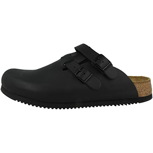 Birkenstock Kay Super Grip Leather Black - Professional Shoes for Women & Mens US M 10