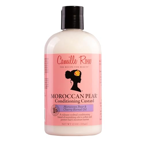 Camille Rose Moroccan Pear Hair Conditioner, to Nourish Soften Restore and Moisturize, for All Hair Types, 12 oz