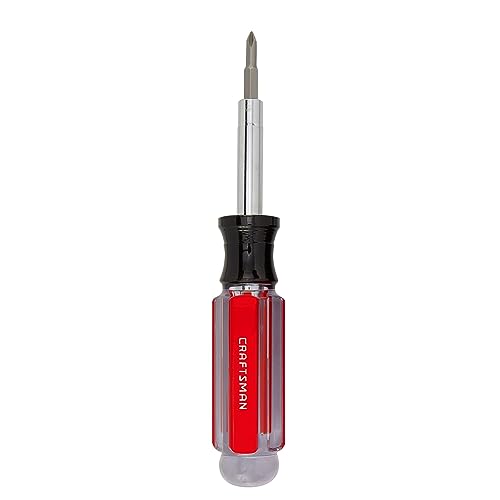 CRAFTSMAN Screwdriver Multi-Bit Set, 6 in 1, Acetate Handle (CMHT66052)