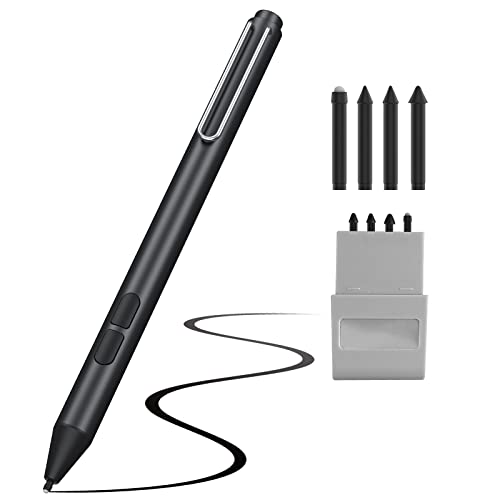 MoKo Stylus Pen for Microsoft Surface, Upgraded 4096 Pressure Sensitivity Stylus, Compatible with Surface Pro 9/8/7+/7/6/5/4/3/X, Surface Go 3/2/1, Surface Book 3/2/1, Laptop 1-5,Surface Studio 2+/2/1