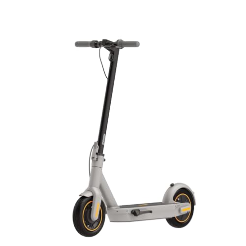 Segway Ninebot MAX G30LP Electric Kick Scooter, Up to 25 Miles Long-range Battery, Max Speed 18.6 MPH, Lightweight and Foldable, Gray, Large