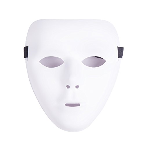 Jabbawockeez Hip-hop Mask for Halloween Cosplay Costume Party - White