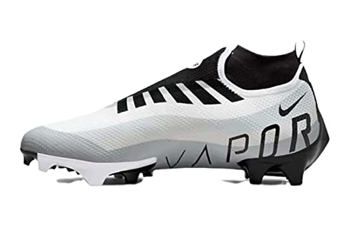 Nike Mens Vapor Edge Pro 360 Football Cleat, White Black Pure Platinum Sz 12