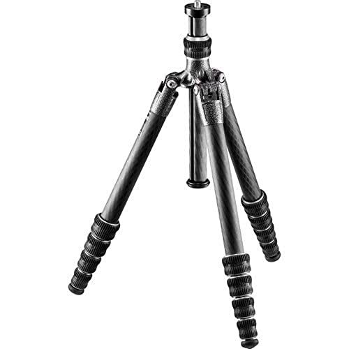 Gitzo Lightweight Traveler Series 1 Carbon Fiber Tripod, Silver & Black (GT1555TUS)