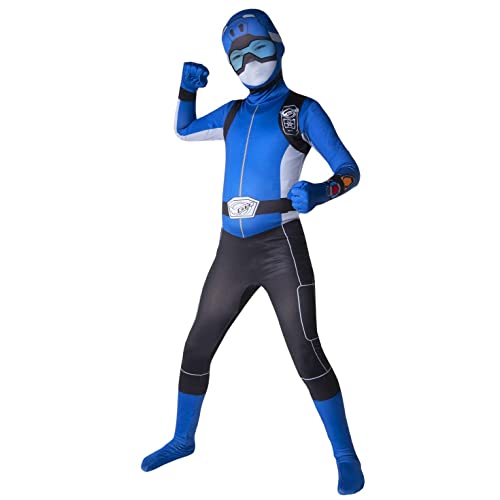 Morph Costumes Blue Power Ranger Costume Kids Halloween Costumes Medium