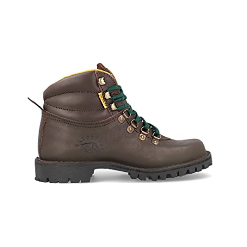 JIM GREEN Razorback Boots for Men Lace-Up Water Resistant Full Grain Leather Work or Hiking Boot (Brown, 10.5)