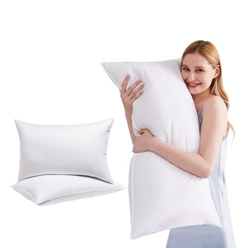 Mr.Ye Bed Pillows for Sleeping King Size 2 Pack Premium Luxury Hotel Quality Soft Pillows Down Alternative Filling for Back, Stomach or Side Sleepers, 20 x 36 Inches