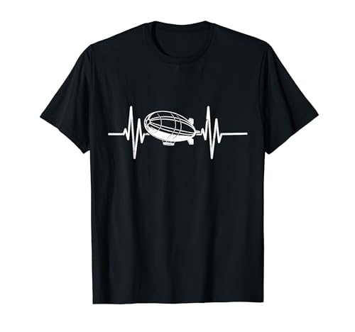 Retro Zeppelin 70s Dirigible Blimp Airship Zepelin Zepplin T-Shirt