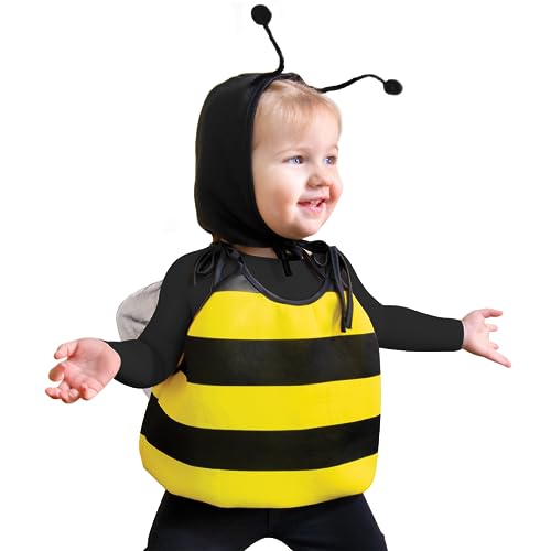 Kangaroo Bumble Bee Costume with Head Piece Cute and Adjustable Halloween Costume for Toddlers Girls and Boys for Theme or Costume Party for Toddler