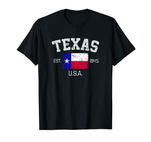 Vintage Texas Austin EST 1845 Souvenir Gift T-Shirt