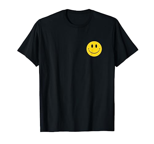 70s Yellow Smile Face Shirt Cute Happy Peace Smiling Face T-Shirt