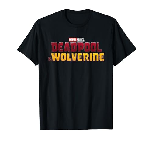 Marvel Studios Deadpool & Wolverine Official Movie Logo T-Shirt