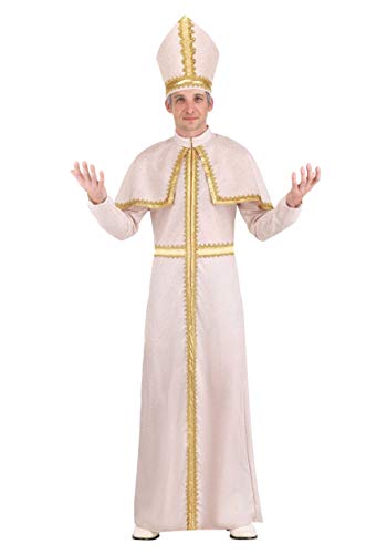 FUN Costumes - Men's Pious Pope Costume (Large, White)