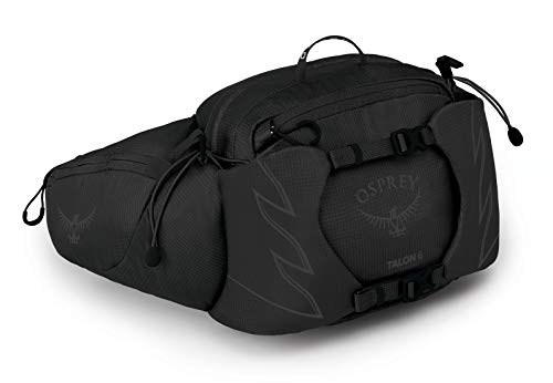 Osprey Talon 6L Men's Lumbar Hiking Waist Pack, Stealth Black