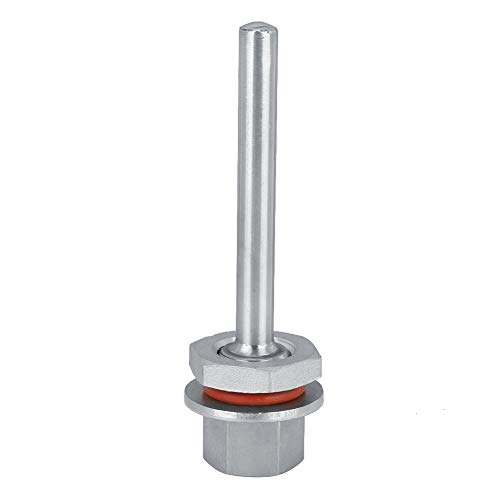 XHTLLO 4 Inch Stainless Steel 1/2in Thermowell Kit, Homebrew Fitting Accessories Protects Thermometer, Reliable, Ideal for Cooking, Brewing, and Heating, Increases Thermometer Lifespan