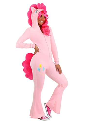 My Little Pony Adult Pinkie Pie Costume Jumpsuit | Halloween Outfit | Gallop Into The Party in Cuteness
