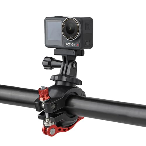 Bicycle Camera Mount Clamp,Bike Motorcycle Handlebar for GoPro Action Insta360 GO Insta360 ONE R Insta360 Ace Action Camera