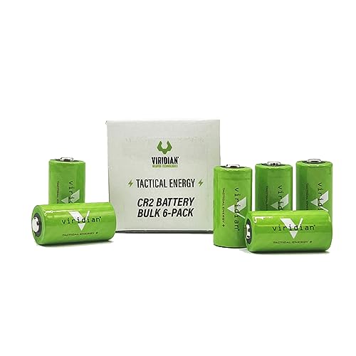 Viridian CR2 Tactical Energy Plus Lithium Batteries, 3 Volt (Bulk Pack of 6)
