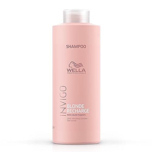 Wella Professionals INVIGO Blonde Recharge Cool Color Refreshing Shampoo, 33.8 Fl Oz