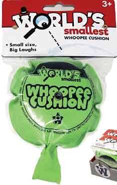 KKTS World's Smallest whoopee Cushion by Westminster- Colors Vary