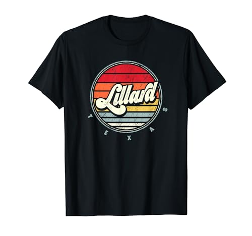 Retro Lillard Home State Cool 70s Style Sunset T-Shirt