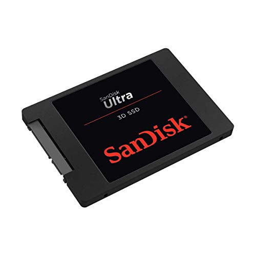 SanDisk Ultra 3D NAND 500GB Internal SSD - SATA III 6 Gb/s, 2.5 Inch /7 mm, Up to 560 MB/s - SDSSDH3-500G-G25