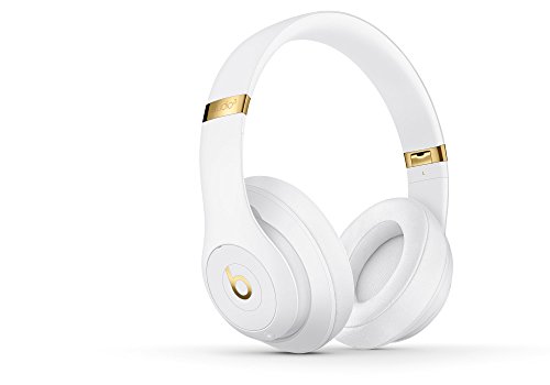 Beats by Dr. Dre Studio 3 Wireless Over-Ear Headphones with Built-in Mic - White (Renewed)