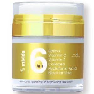 Advanced Retinol Cream for Face - All-In-One Anti-Wrinkle Collagen moisturizer for Face & Neck | Firming, Lifting, Renewing | Retinol, Vit C, E, Collagen, Hyaluronic, Niacinamide | 1.7 fl oz