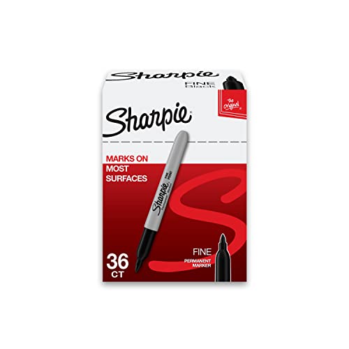SHARPIE IF Permanent Markers, Fine Point, Black, 36 Count, Permanent Markers, Fine Point, Black, 36 Count, Permanent Markers, Fine Point, Black, 36 Count