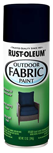Rust-Oleum 358832 Outdoor Fabric Spray Paint, 12 oz, Navy