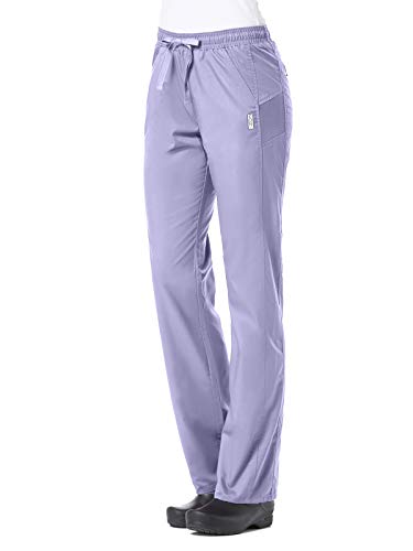 Maevn EON Active Sporty Mesh Panel Soft Scrub Pants (3X-Large Tall, Lavender)