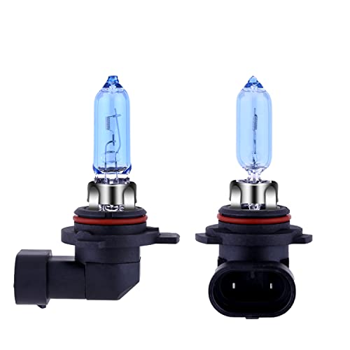 NEWBROWN 9012 HIR2 Halogen Headlight Bulb with Super White Light Long Life Replacement PX22D 12V/55W (2 Pack)