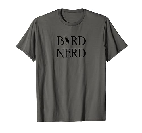 Bird Nerd for birder or birdwatcher with Blue Heron T-Shirt