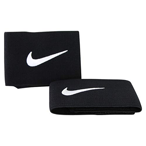 Nike Unisex's Guard Stay II Football Straps, Black/White, One Size