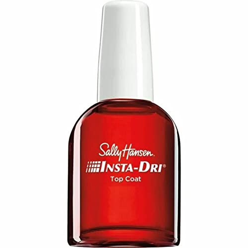 Sally Hansen Insta-Dri, Clear Top Coat, Quick Dry, Long Lasting, Streak-Free Shine, Clear Nail Polish