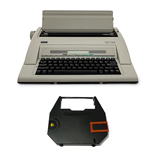 Nakajima WPT-160 Electronic Portable Typewriter Bunble with Correct Film Ribbon