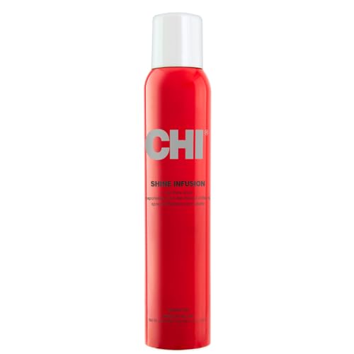 CHI Shine Infusion Hair Shine Spray, Adds Shine, Reduces Frizz & Split Ends For All Hair Types, Sulfate & Paraben-Free, 5.3 Oz