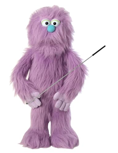 30' Purple Monster Puppet, Full Body Ventriloquist Style Puppet