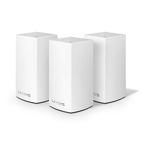 Linksys WHW0103-RM2 AC1300 Velop - Dual-band Intelligent Mesh Wifi 5 System 3-pack White (Renewed)